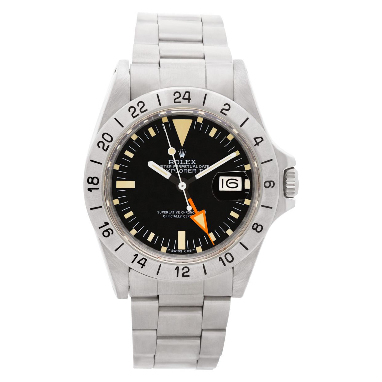Pre-owned Rolex Explorer 1655 stainless steel mm watch | Gray & Sons