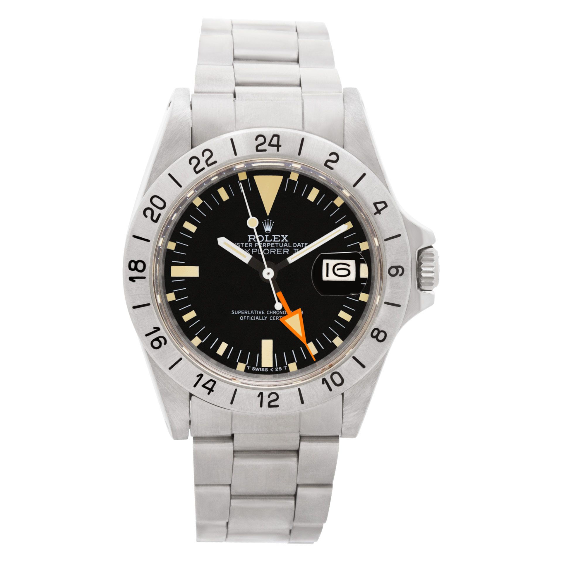Pre-owned Rolex Explorer 1655 stainless steel mm watch | Gray & Sons