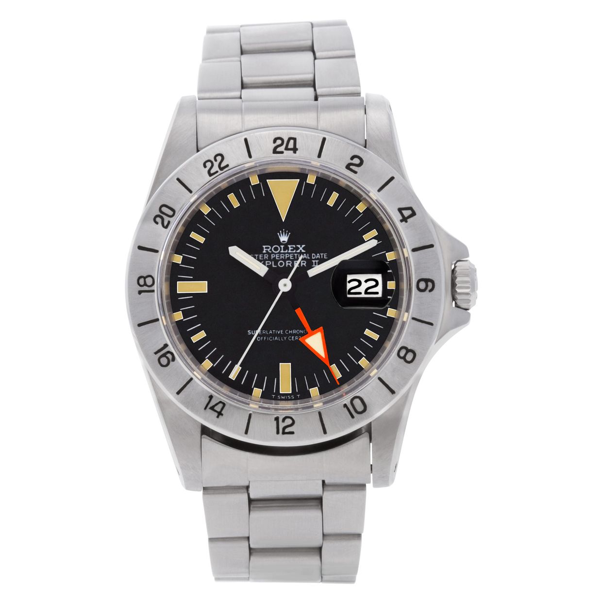 Pre-owned Rolex Explorer II 1655 stainless steel 47mm auto w