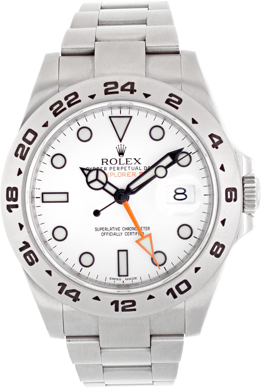Used Rolex Explorer II 216570 Stainless Steel 42mm auto watch