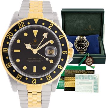 Rolex GMT Master II "Two-Tone" Rolex GMT Master 2 40mm 16713 Mens Watch Collection