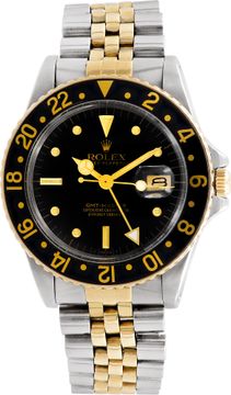 Rolex GMT-Master 16753 18k & steel 40mm auto watch Rolex GMT-Master 40mm 16753 Mens Watch Collection