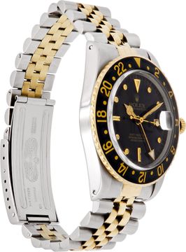 Rolex GMT-Master 16753 18k & steel 40mm auto watch
