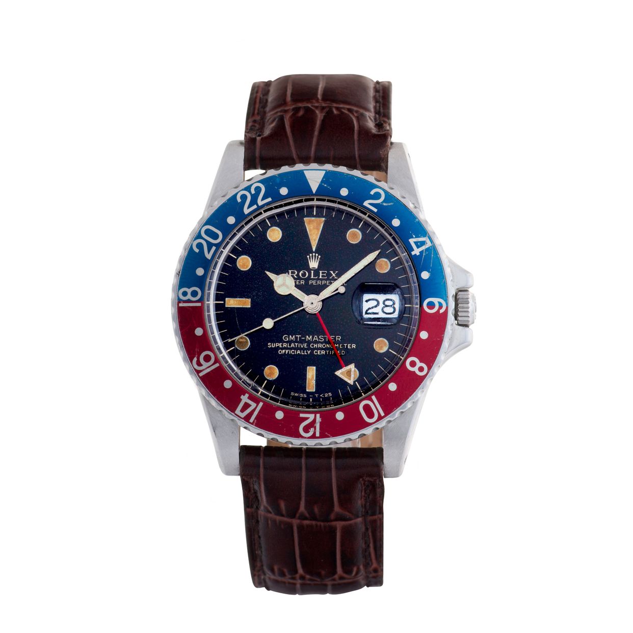 Preowned Rolex GMT-Master 1675 Stainless Steel W524084 | Gray & Sons