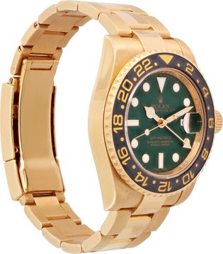 Rolex GMT-Master II 116718 18k Yellow Gold Green dial 40mm Automatic watch