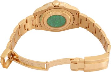 Rolex GMT-Master II 116718 18k Yellow Gold Green dial 40mm Automatic watch