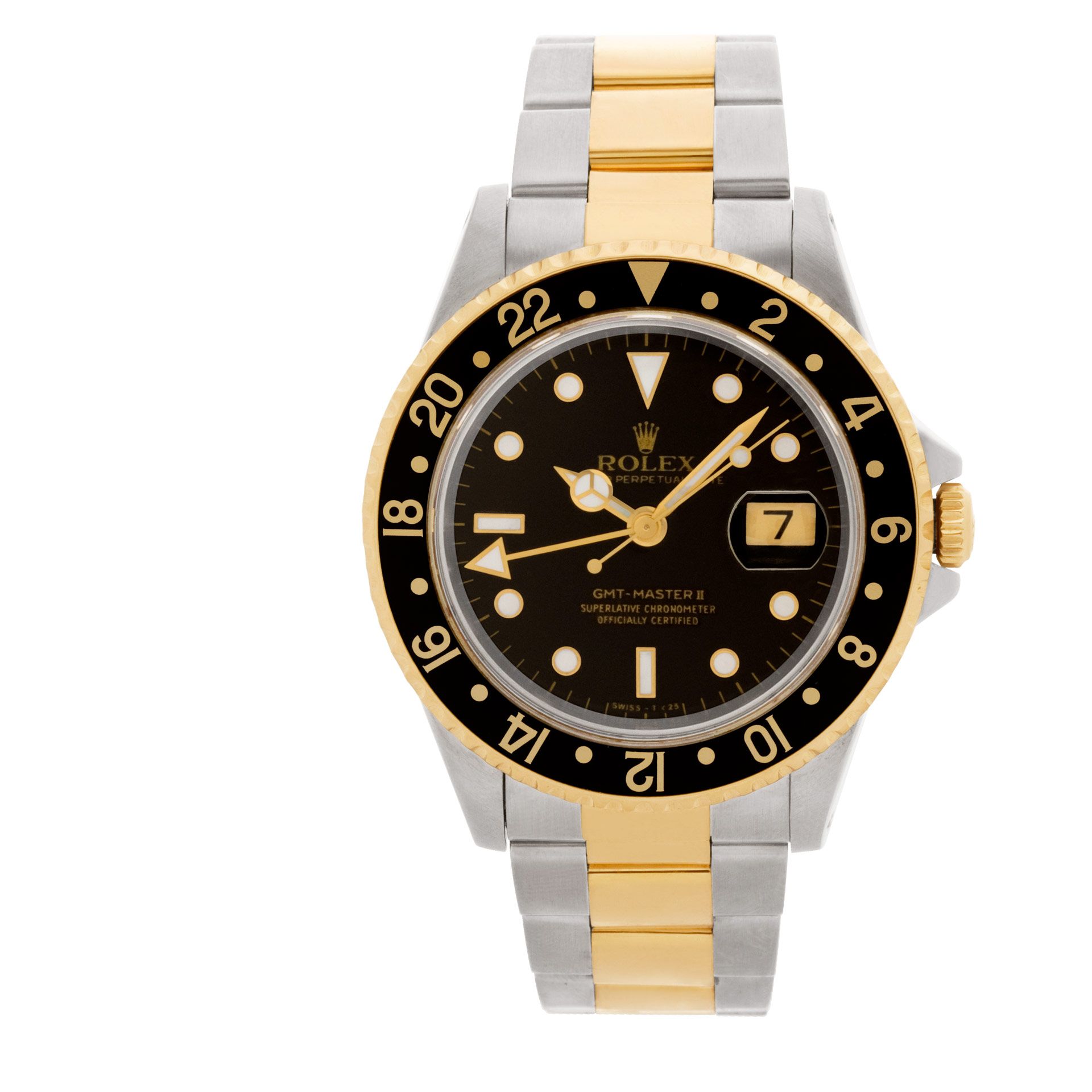 Used Rolex GMT-Master II 16713 18k steel 40mm W519731 Gray Sons