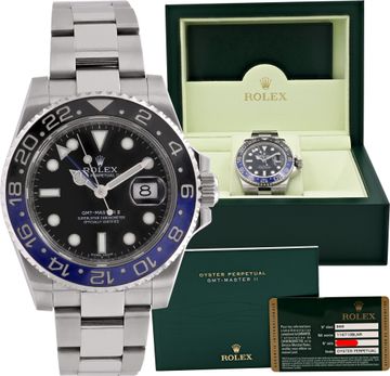 Rolex GMT Master II Batman 40mm 116710BLNR Mens Watch Collection