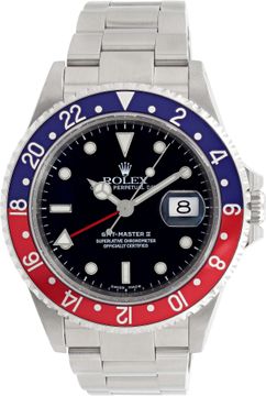 Rolex GMT-Master II "Pepsi" 16710 Stainless Steel Black dial 40mm Autom