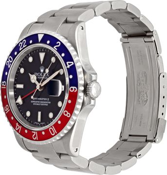 Rolex GMT-Master II "Pepsi" 16710    Stainless Steel    Black dial 40mm    Autom