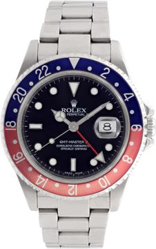 Rolex Pepsi in stainless steel ref-16710 Rolex GMT-Master II "Pepsi" 40mm 16710 Mens Watch Collection