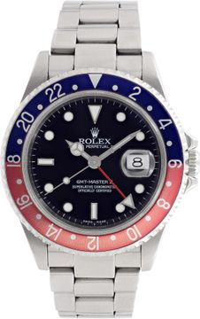 Rolex Pepsi in stainless steel ref-16710