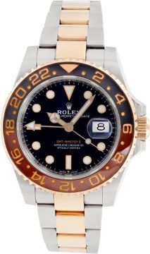 Rolex GMT-Master II "Root Beer" 79201 stainless steel & rose gold Black dial 40m