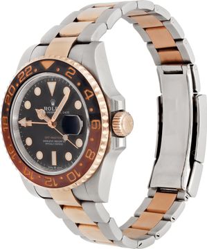 Rolex GMT-Master II "Root Beer" 79201 stainless steel & rose gold Black dial 40m