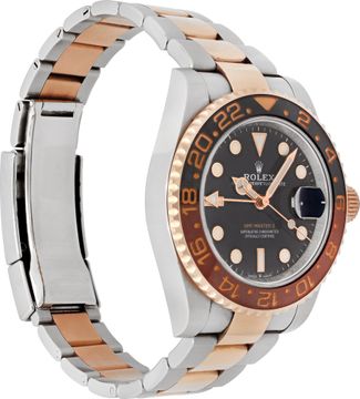 Rolex GMT-Master II "Root Beer" 79201 stainless steel & rose gold Black dial 40m