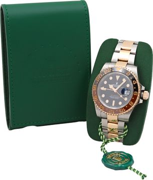 Rolex GMT-Master II "Root Beer" 79201 stainless steel & rose gold Black dial 40m