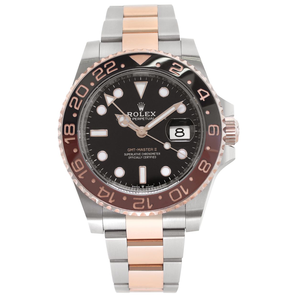 Used Rolex GMT-Master II 126711chnr 18k & steel 40mm | Gray