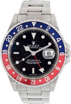 Rolex GMT Master Pepsi 16710 Stainless Steel Black dial mm Automatic watch