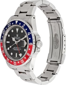 Rolex GMT Master Pepsi 16710 Stainless Steel Black dial mm Automatic watch