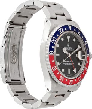 Rolex GMT Master Pepsi 16710 Stainless Steel Black dial mm Automatic watch