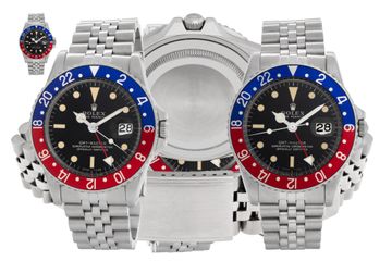 Rolex GMT-Master Gilt Dial "Pepsi" 1675 Stainless Steel 40mm Automatic watch