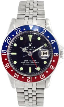 Rolex GMT Master Pepsi 1675 Stainless Steel 40mm auto watch Rolex GMT Master Pepsi 40mm 1675 Mens Watch Collection
