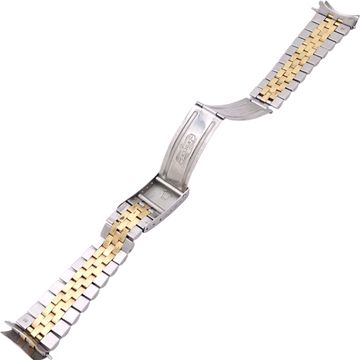 Rolex Jubilee bracelet in 14k yellow gold and stainless steel