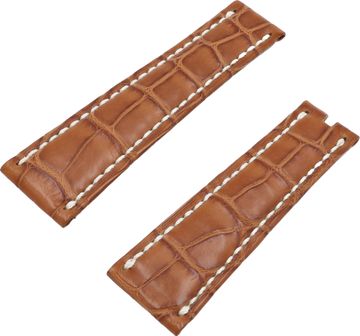 Rolex Light Brown Alligator Strap (20mm x 16mm) Rolex Light Brown Alligator Strap (20mm x 16mm) Watch Strap Collection