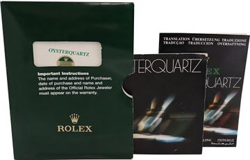 Rolex Oyster Quartz 18k Yellow gold and stainless steel