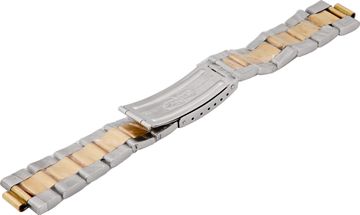 Rolex Oyster bracelet in stainless steel with 14k rose gold center links