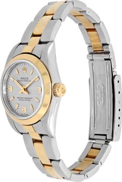 Rolex Oyster Perpetual 76183 18k & steel 24mm auto watch