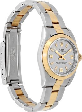 Rolex Oyster Perpetual 76183 18k & steel 24mm auto watch
