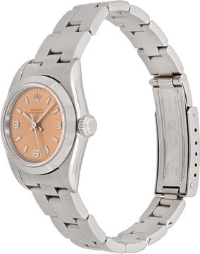 Rolex Oyster Perpetual 67180 Stainless Steel    Salmon dial 26mm Automatic watch