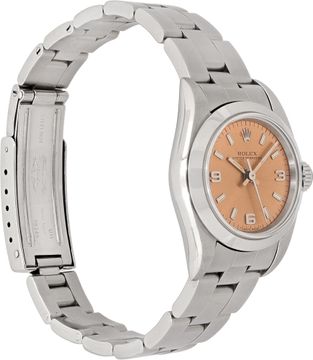 Rolex Oyster Perpetual 67180 Stainless Steel    Salmon dial 26mm Automatic watch