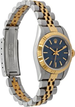 Rolex Oyster Perpetual 67193 18k & steel 26mm auto watch