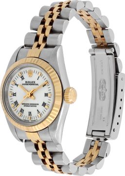 Rolex Oyster Perpetual 67193 18k & steel 26mm auto watch