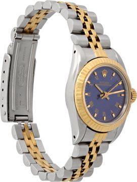 Rolex Oyster Perpetual 67193 18k & steel 26mm auto watch