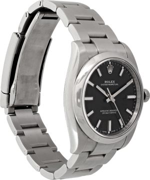 Rolex Oyster Perpetual 114200 Stainless Steel Black dial 34mm Automatic watch