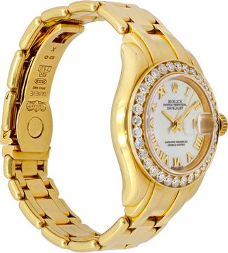 Rolex Pearlmaster in 18k yellow gold MOP dial