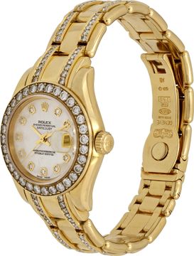 Rolex Pearlmaster 80298 18k 29mm auto watch