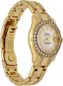 Rolex Pearlmaster 80298 18k 29mm auto watch