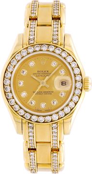 Rolex Pearlmaster "Diamond Dial, Bezel & Bracelet" 29mm 69298