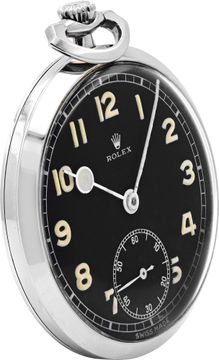 vintage Rolex open-face pocket