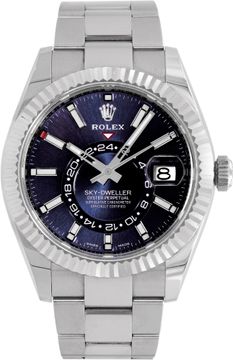 Rolex Skydweller In Stainless Steel with Blue Dial