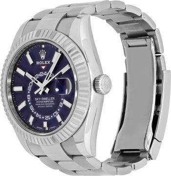 Rolex Skydweller In Stainless Steel with Blue Dial
