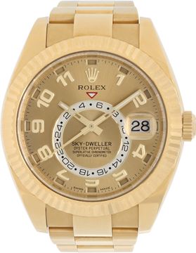 Rolex Sky-Dweller 326938 18k Gold dial 42mm Automatic watch
