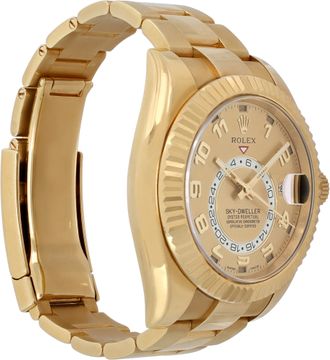 Rolex Sky-Dweller 326938 18k Gold dial 42mm Automatic watch