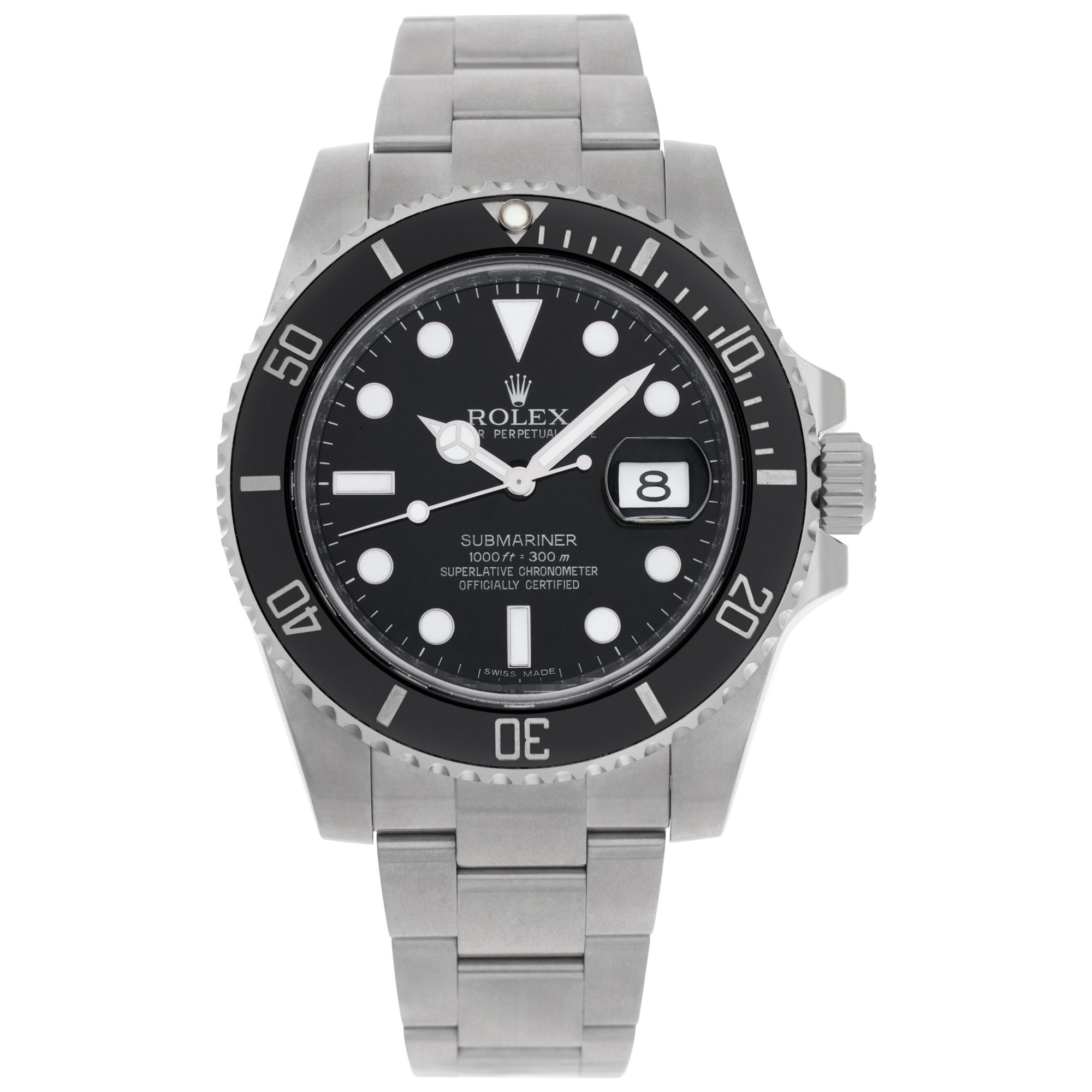 レゴリス 1982 Rolex Submariner Date 40MM Black Dial Oyster Bracelet (16800