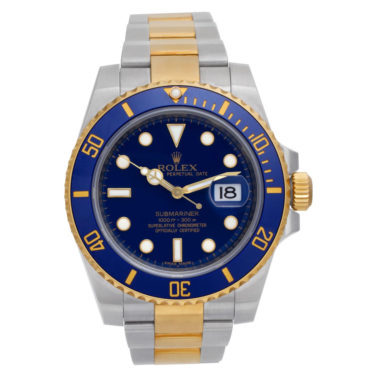Preowned Rolex Submariner 116613 18k & Stainless W521726 | Gray & Sons