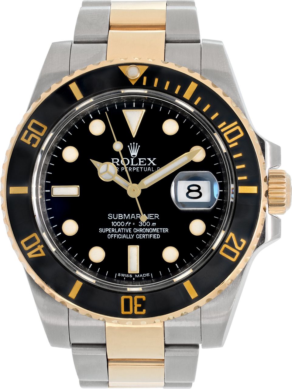 ROLEX サブマリーナ black rolex_submariner_40mm_116613_w